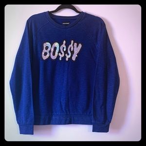 Women / Juniors joe boxer sweatshirt